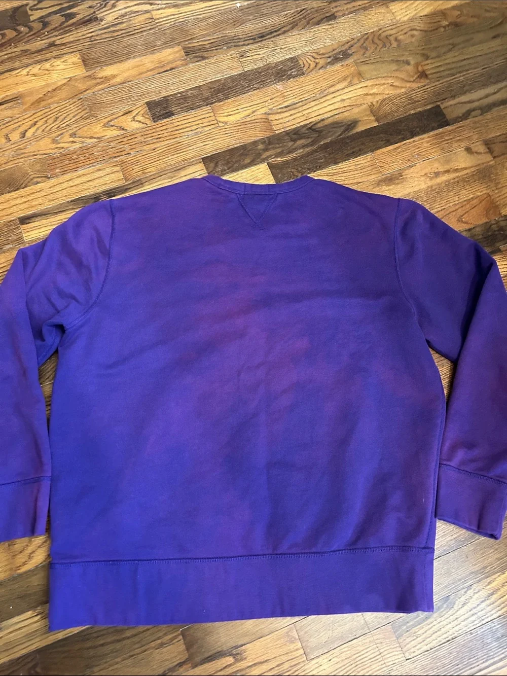 Polo by Ralph Lauren Purple Crewneck Sweatshirt with Teal Pony*